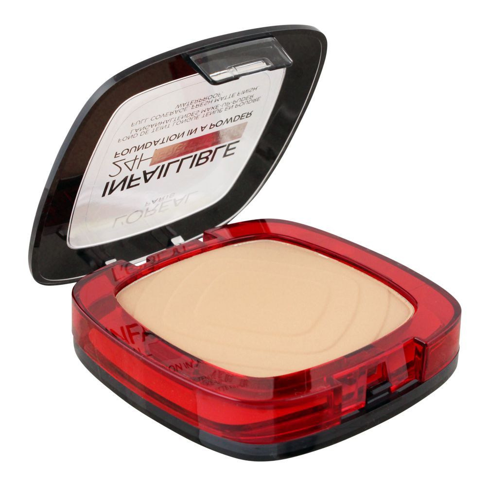 L'Oréal Paris Infallible 24H Fresh Wear Powder Foundation (Full Coverage & Waterproof)