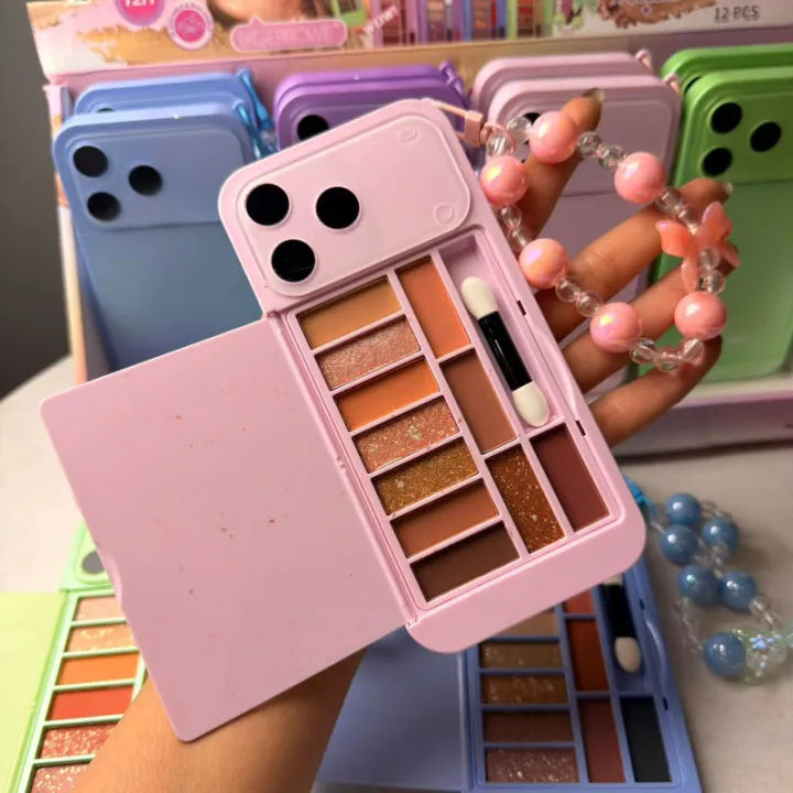iPhone 17 Pro Max Style Eyeshadow Palette With Hand Band