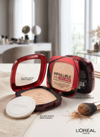 L'Oréal Paris Infallible 24H Fresh Wear Powder Foundation (Full Coverage & Waterproof)