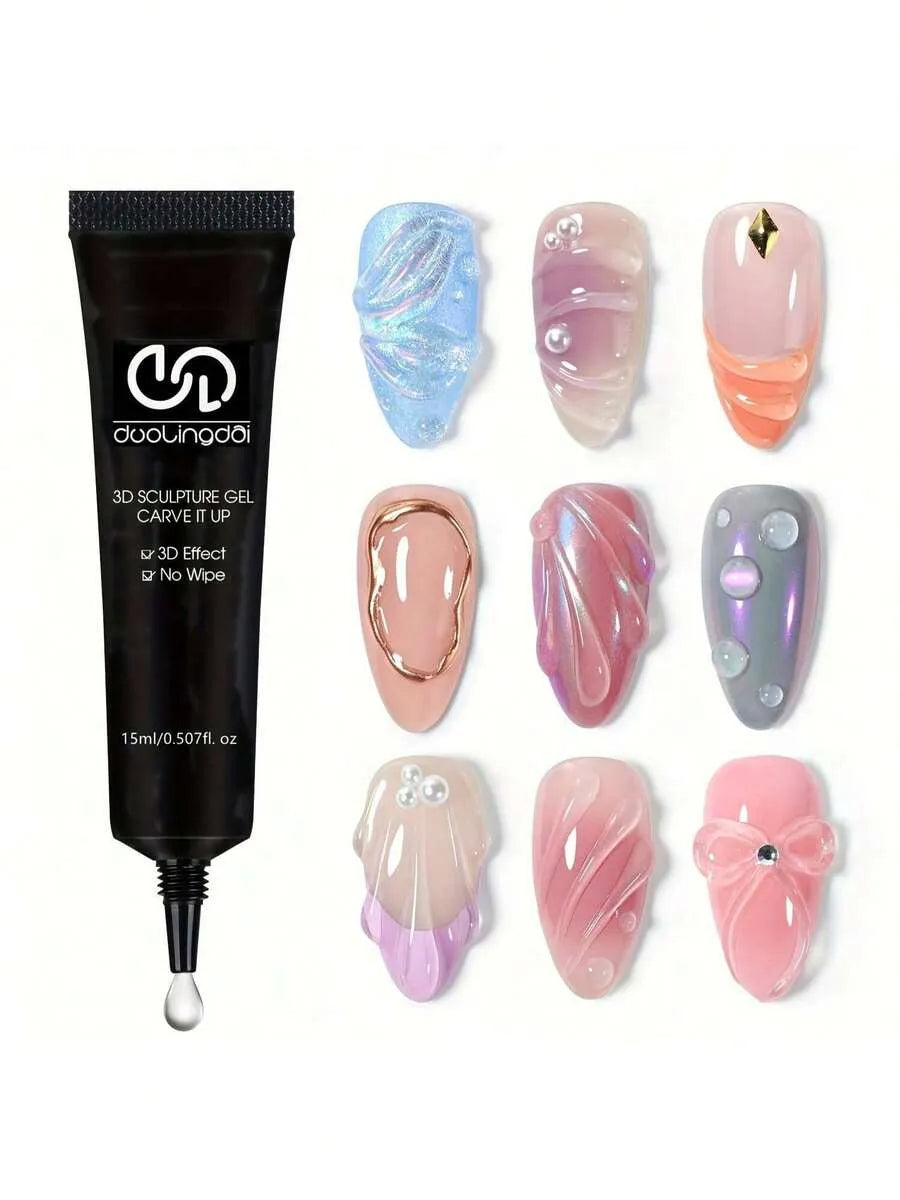 3D Gel - Nail Art Modeling Gel, Suitable for Nail Design